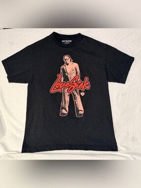Don Toliver Men’s Black 'LoveSick' Graphic Short-Sleeve Tee